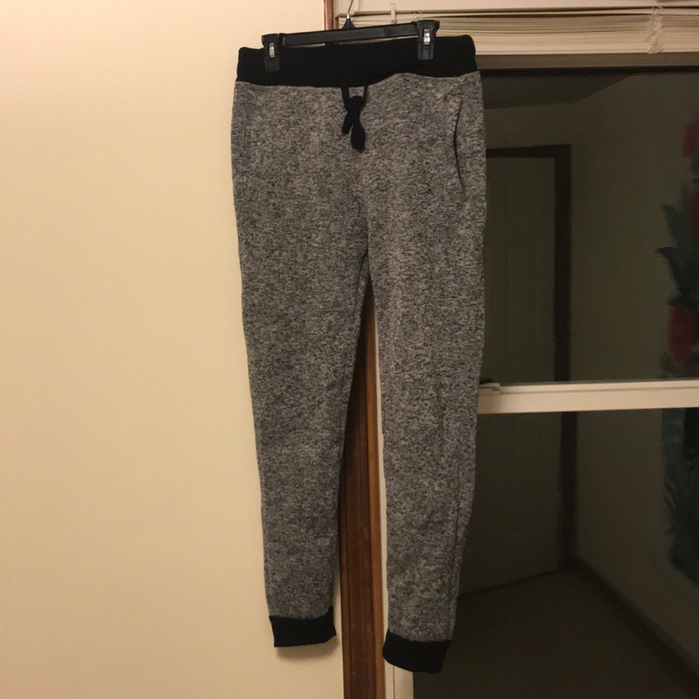 Knit/thermal joggers